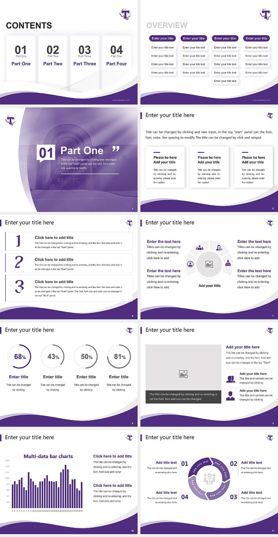 Tarleton State University Lecture Sharing and Networking Event PPT Template4:3 ratio PPT effect preview image2
