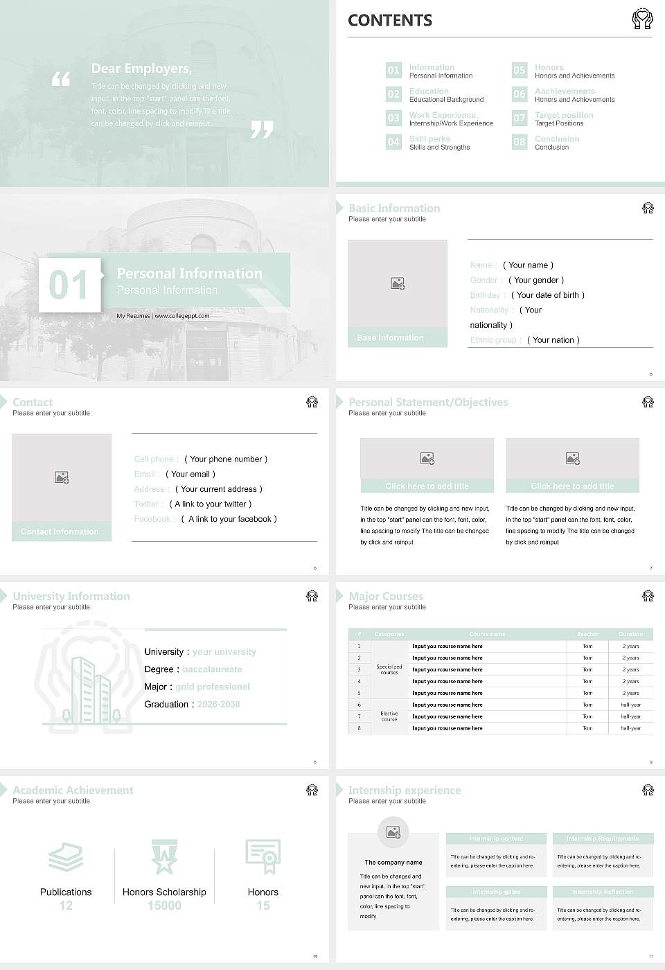 Talmudical Seminary of Bobov Resume PPT Template16:9 ratio PPT effect preview image2