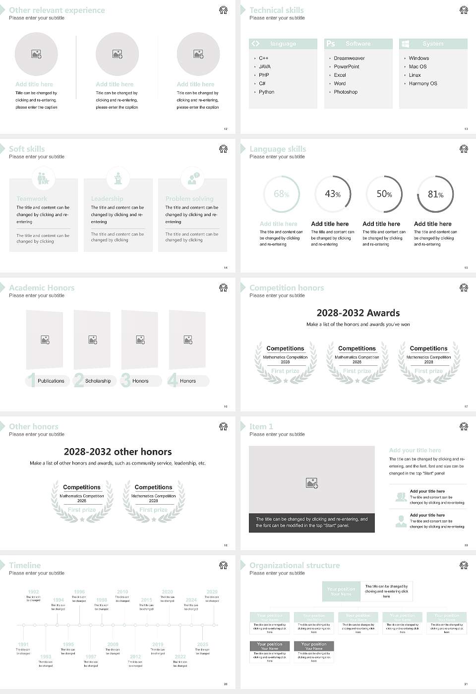 Talmudical Seminary of Bobov Resume PPT Template16:9 ratio PPT effect preview image3