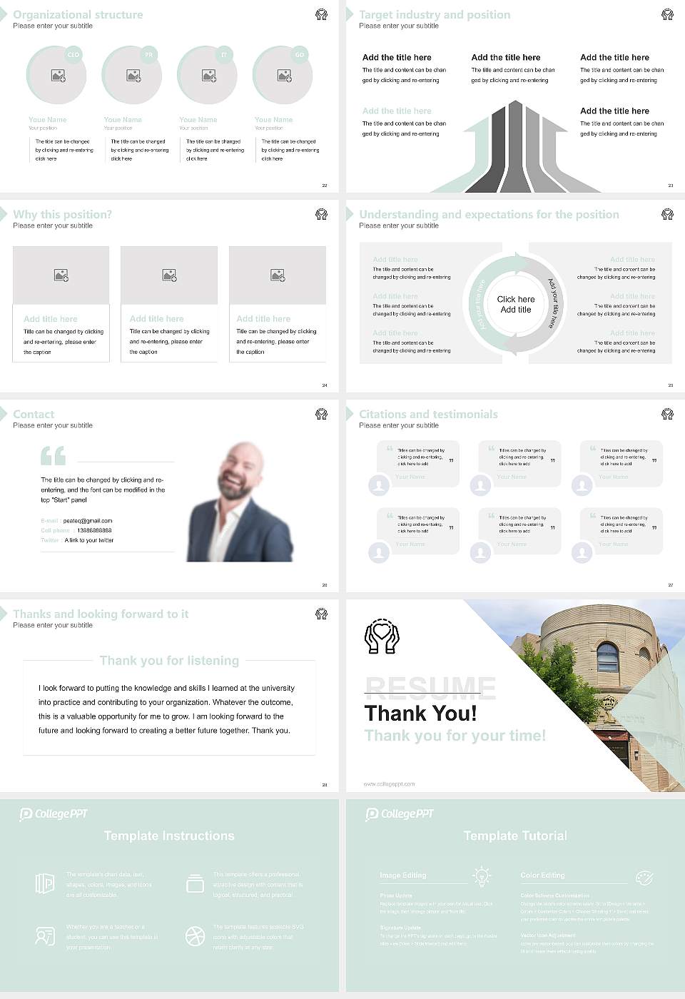 Talmudical Seminary of Bobov Resume PPT Template16:9 ratio PPT effect preview image4