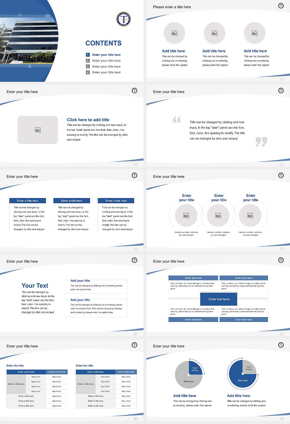 Taft Law School Course/Courseware Creation PPT Template16:9 ratio PPT effect preview image2