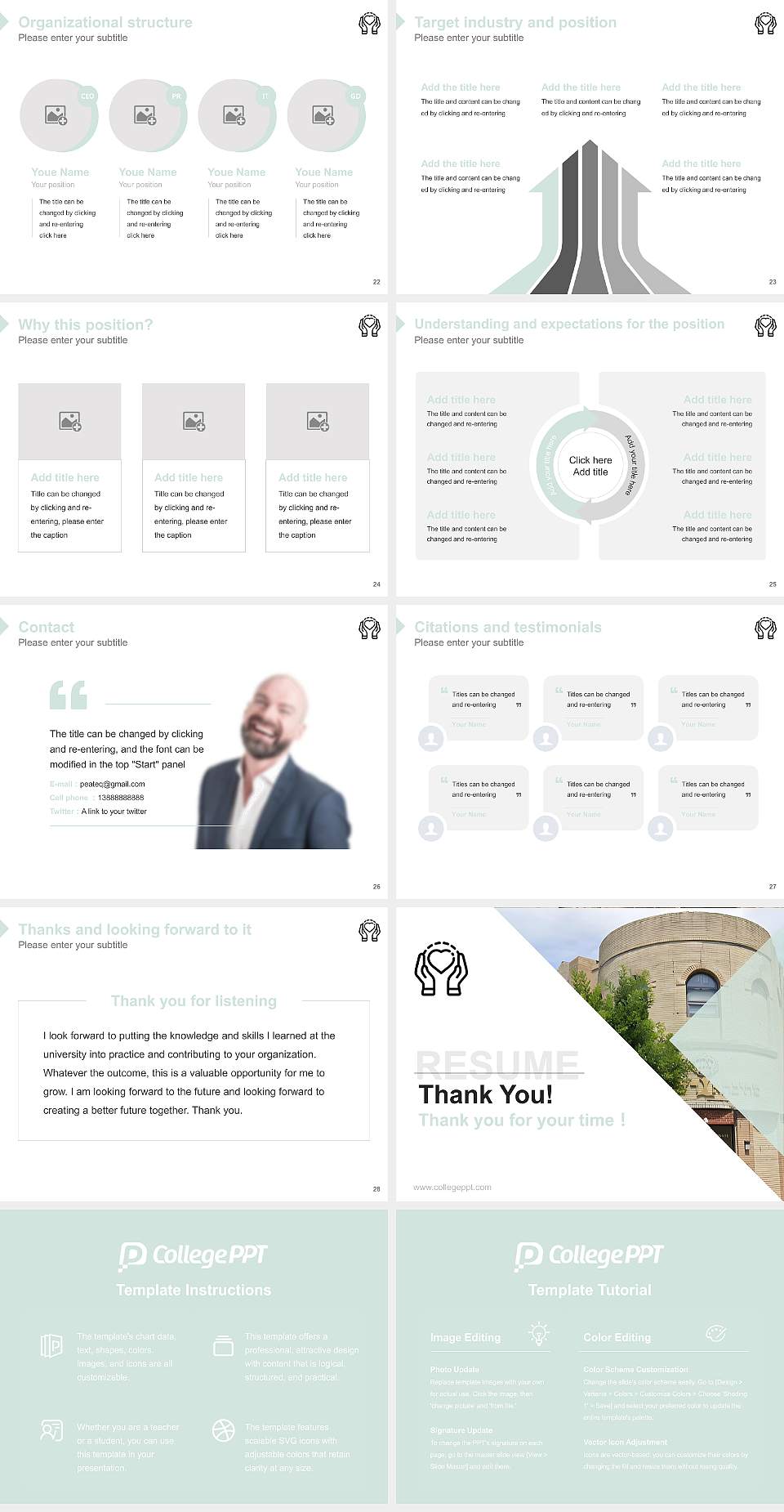 Talmudical Seminary of Bobov Resume PPT Template4:3 ratio PPT effect preview image4