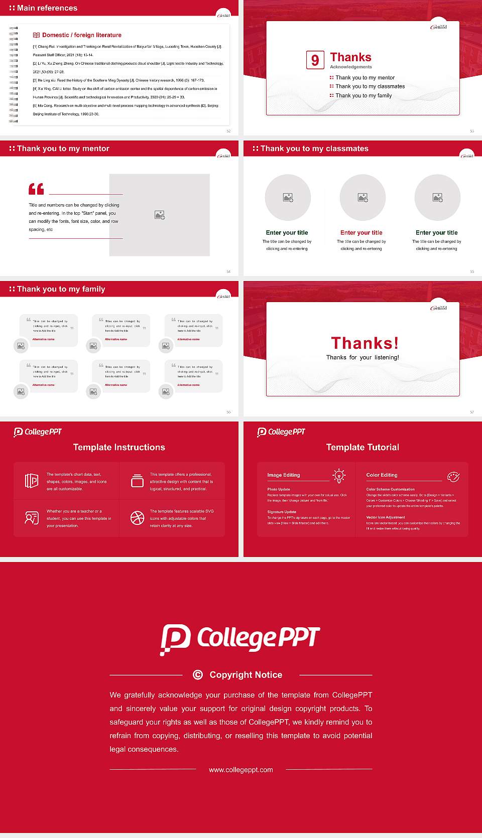 Suny Cortland Graduation Thesis Defense PPT Template16:9 ratio PPT effect preview image7