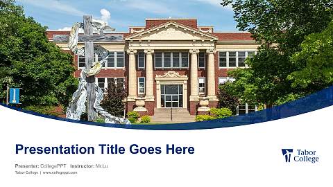 Tabor College Course/Courseware Creation PPT Template