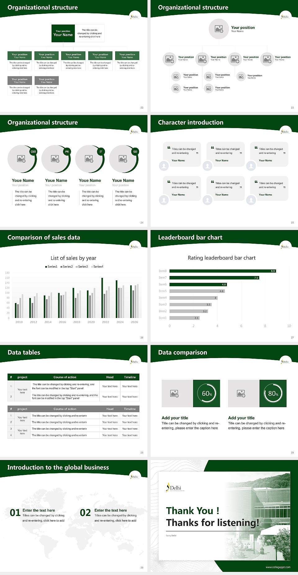 Suny Delhi Academic Presentation/Research Findings Report PPT Template4:3 ratio PPT effect preview image4