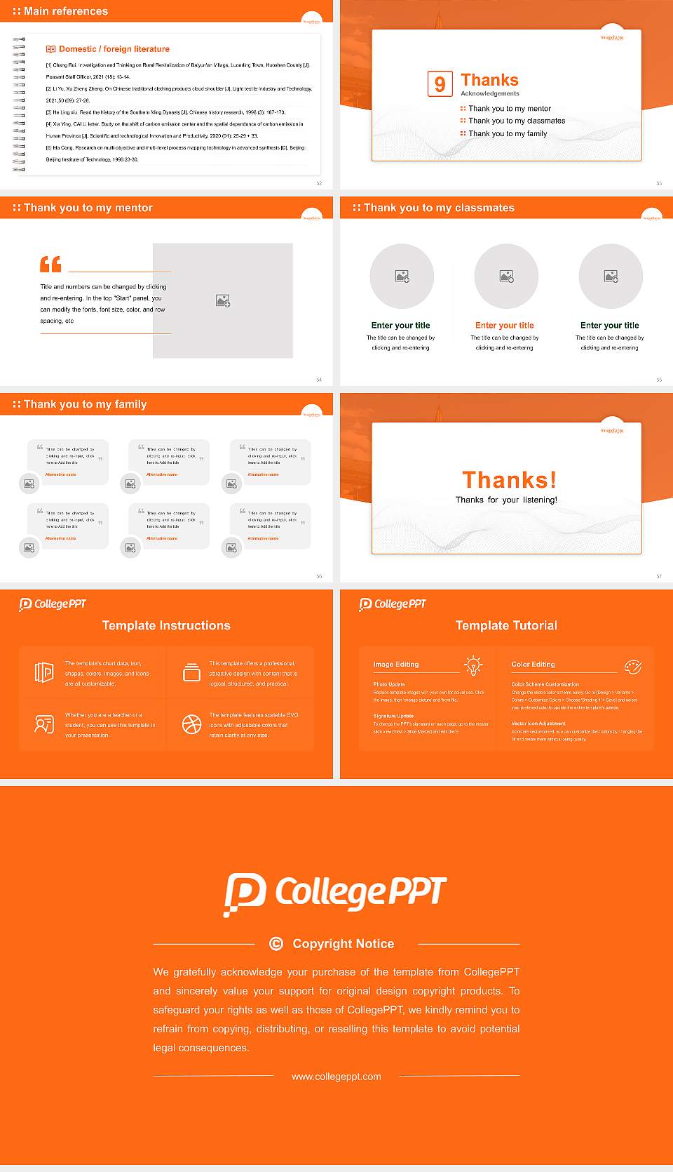 Susquehanna University Graduation Thesis Defense PPT Template16:9 ratio PPT effect preview image7