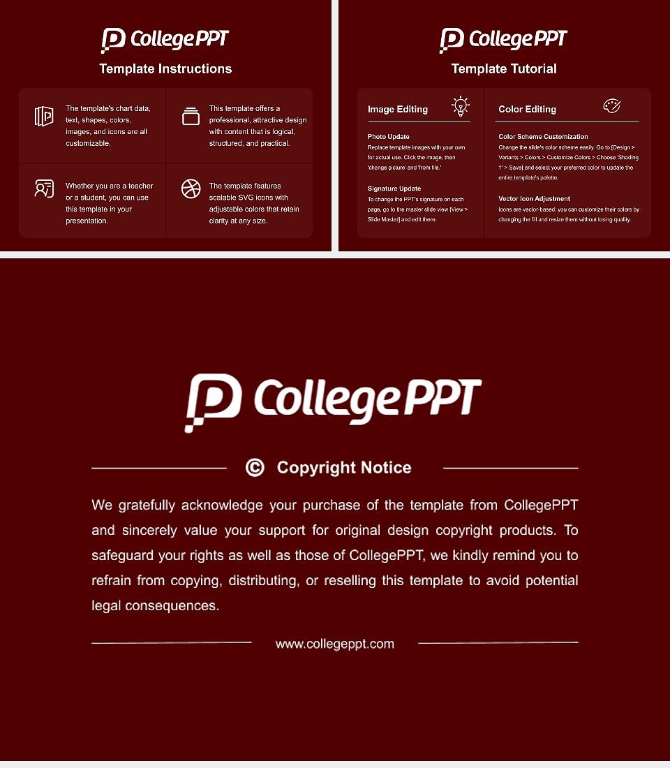 Texas a & M University-College Station Course/Courseware Creation PPT Template4:3 ratio PPT effect preview image5