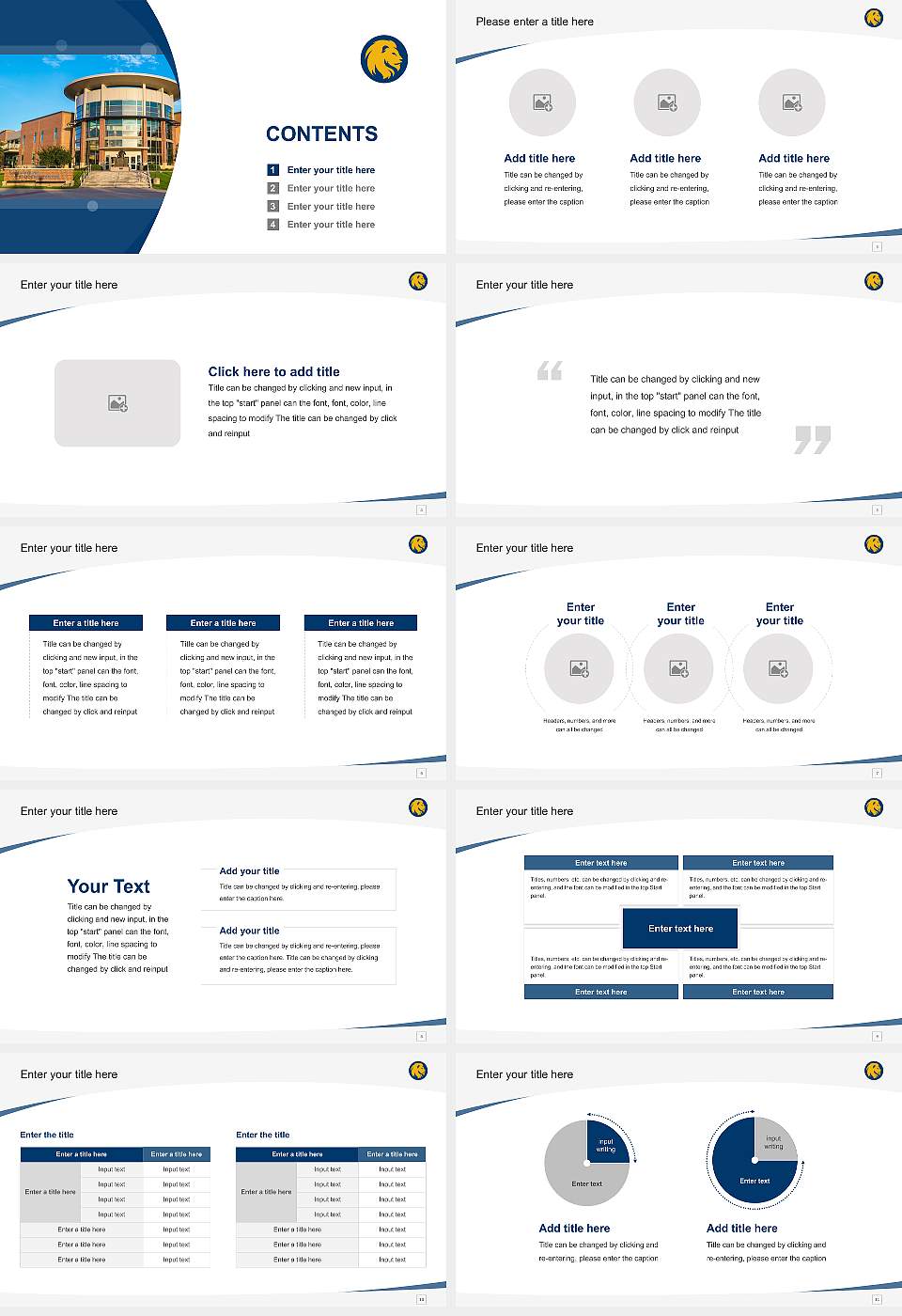 Texas a & M University-Commerce Course/Courseware Creation PPT Template16:9 ratio PPT effect preview image2