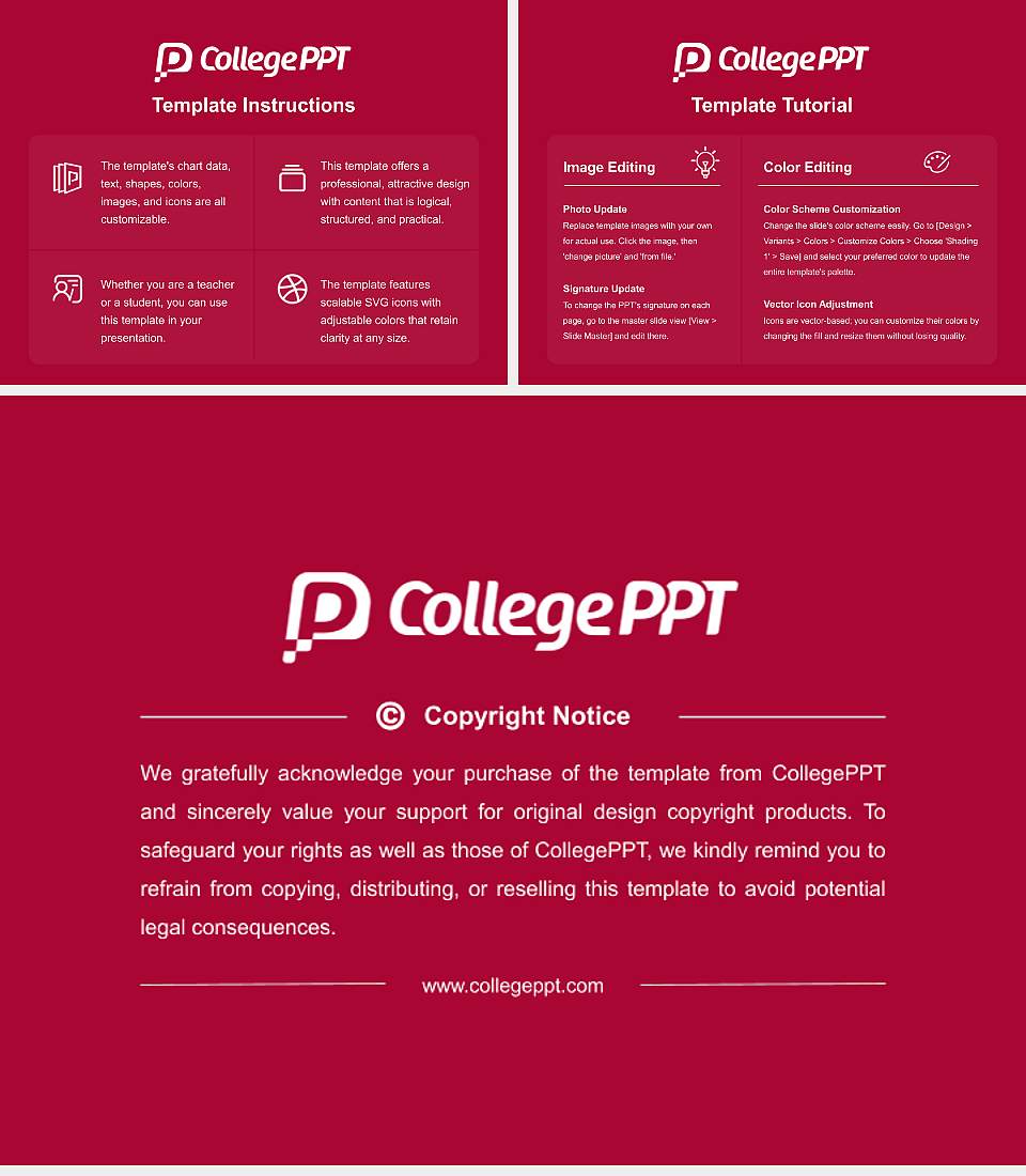 Talladega College Course/Courseware Creation PPT Template4:3 ratio PPT effect preview image5