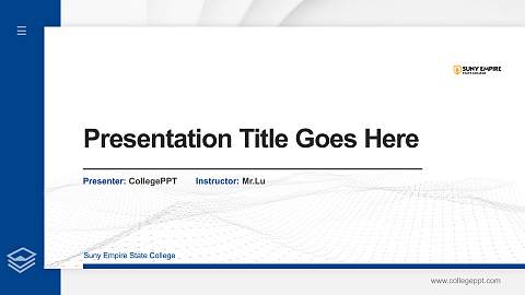 Suny Empire State College Thesis Proposal/Graduation Defense PPT Template