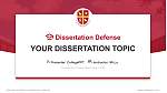 University of St. Thomas (Texas)학위 논문 방어PPT 템플릿