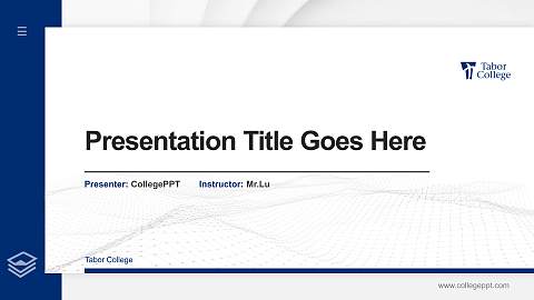 Tabor College Thesis Proposal/Graduation Defense PPT Template