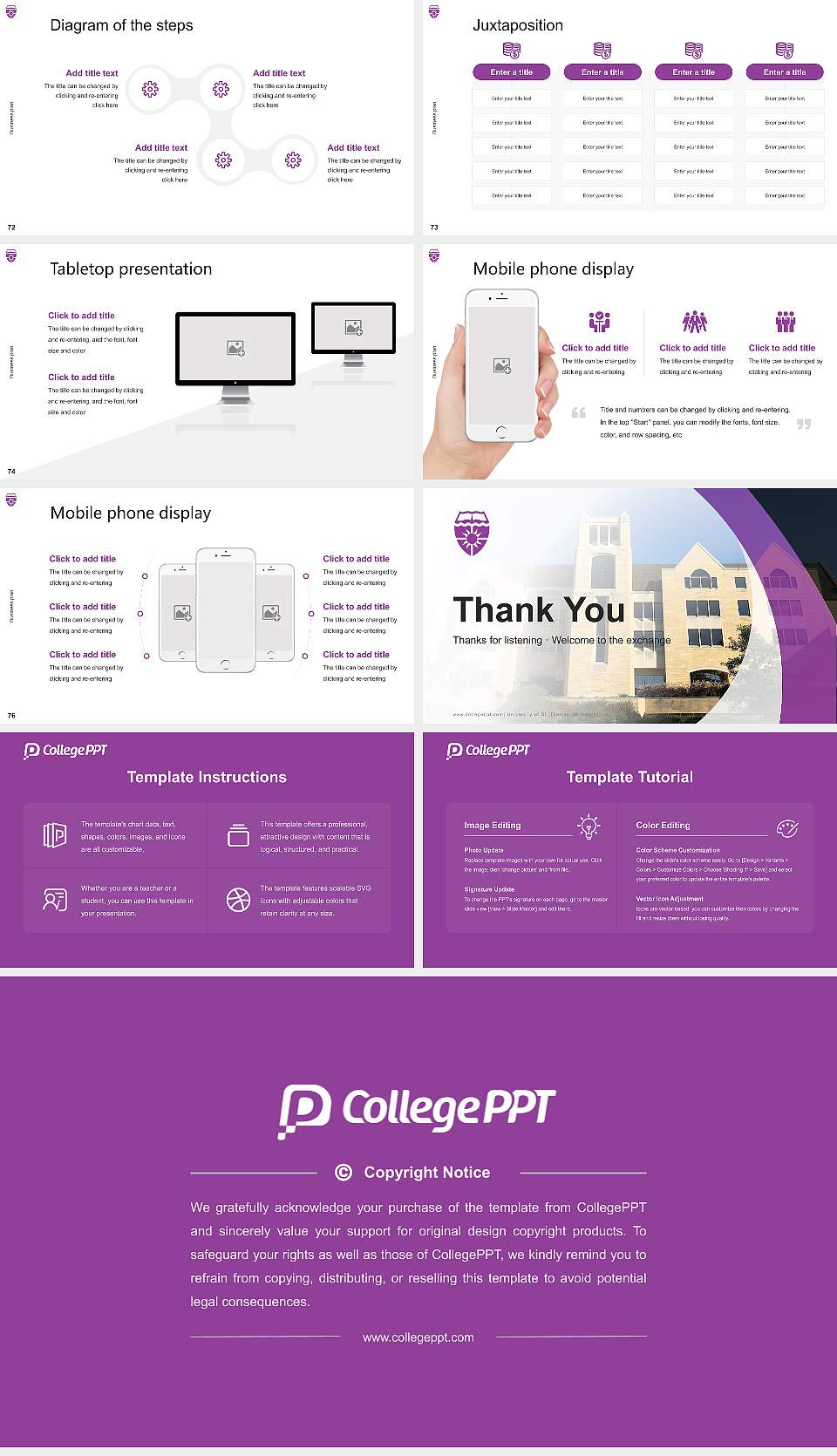 University of St. Thomas (Minnesota) Competition/Entrepreneurship Contest PPT Template16:9 ratio PPT effect preview image9