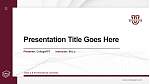 Texas a & M International University Thesis Proposal/Graduation Defense PPT Template