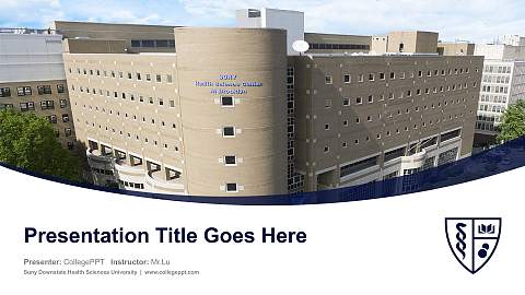 Suny Downstate Health Sciences University Course/Courseware Creation PPT Template