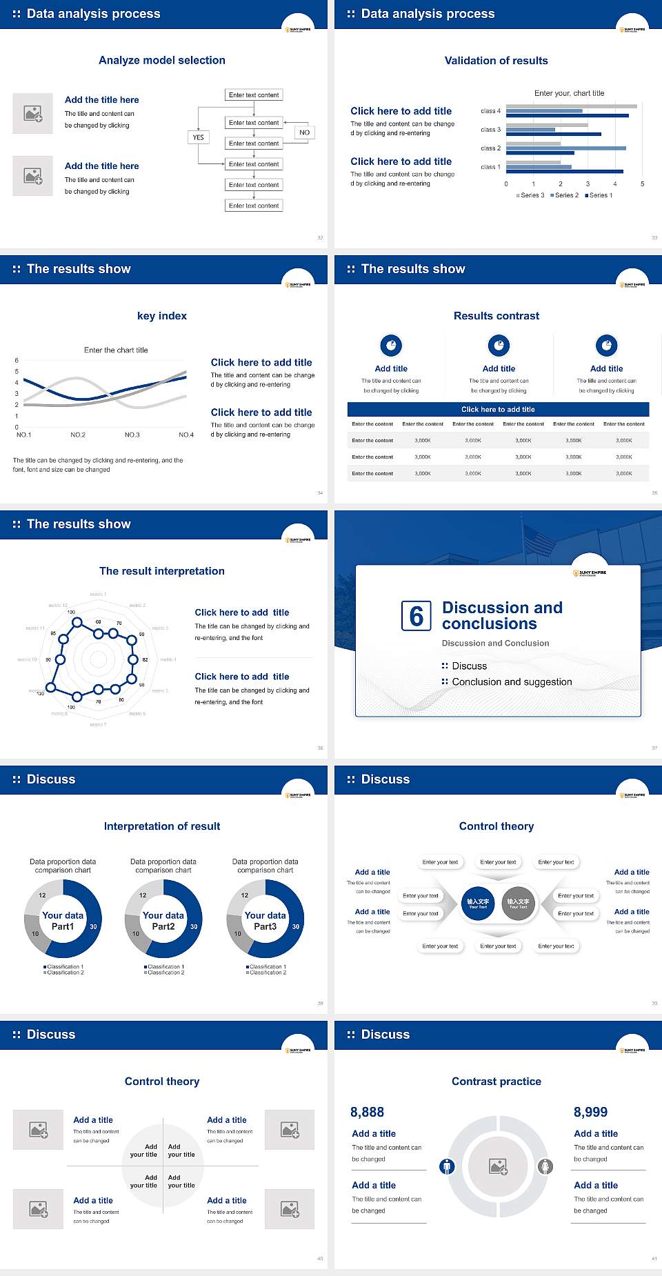 Suny Empire State College Graduation Thesis Defense PPT Template4:3 ratio PPT effect preview image5