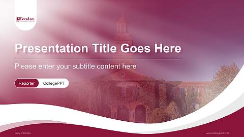 Suny Potsdam Lecture Sharing and Networking Event PPT Template