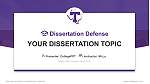 塔尔顿州立大学论文答辩PPT模板