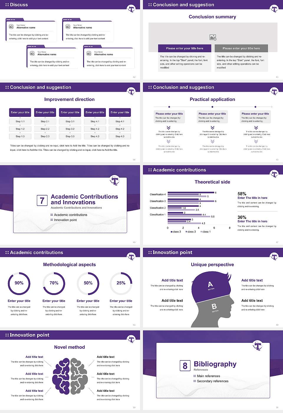 Tarleton State University Graduation Thesis Defense PPT Template16:9 ratio PPT effect preview image6