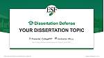 Suny College of Environmental Science and Forestry Graduation Thesis Defense PPT Template