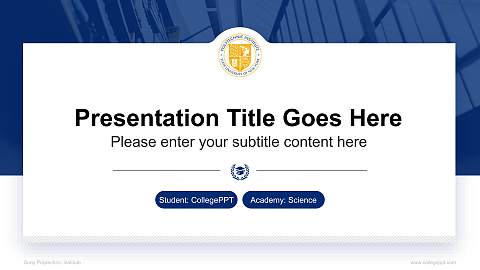 Suny Polytechnic Institute National Scholarship Defense PPT Template