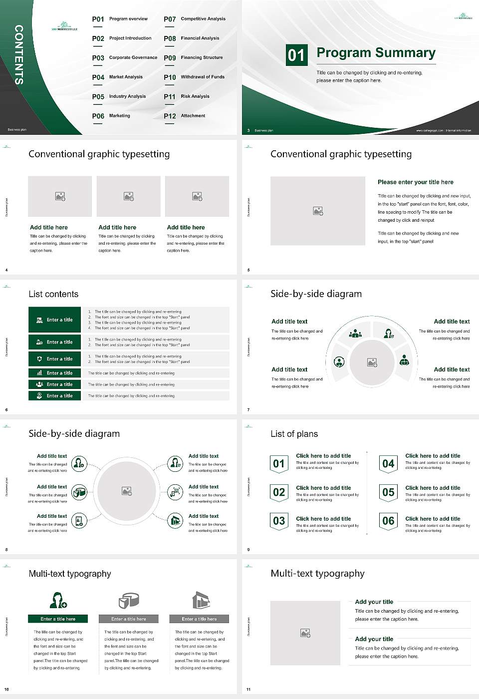 Suny Morrisville Competition/Entrepreneurship Contest PPT Template16:9 ratio PPT effect preview image2