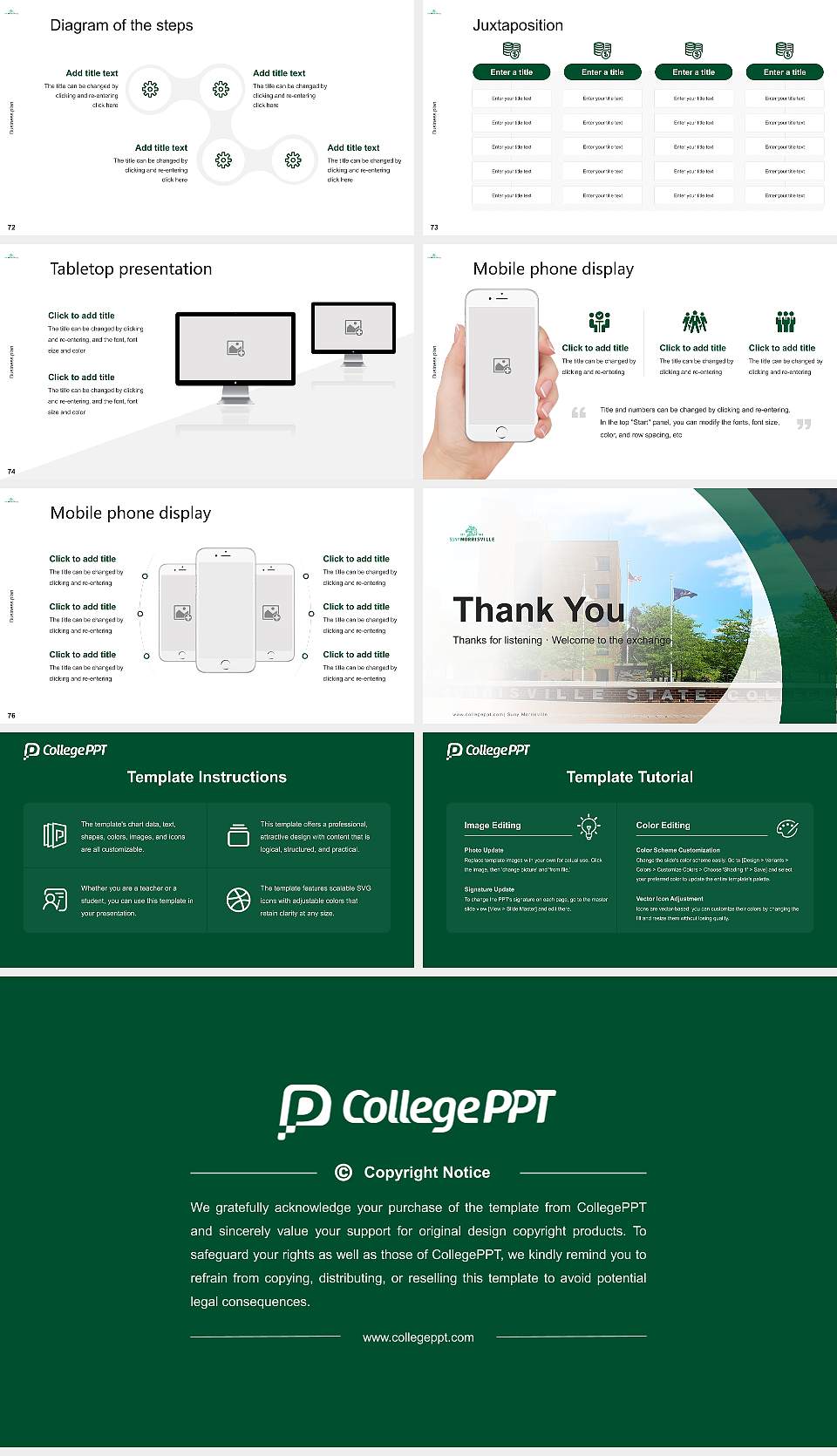 Suny Morrisville Competition/Entrepreneurship Contest PPT Template16:9 ratio PPT effect preview image9