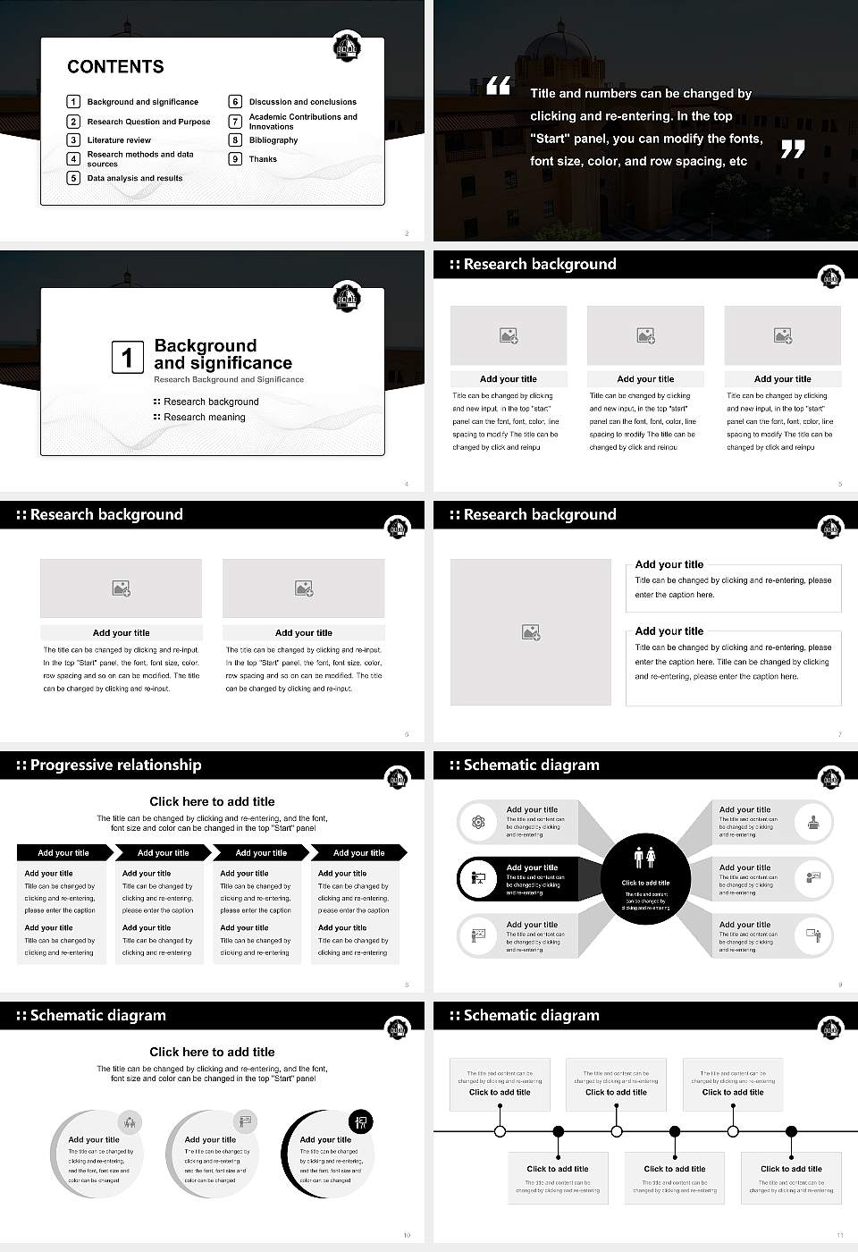 Texas A&M University-San Antonio Graduation Thesis Defense PPT Template16:9 ratio PPT effect preview image2