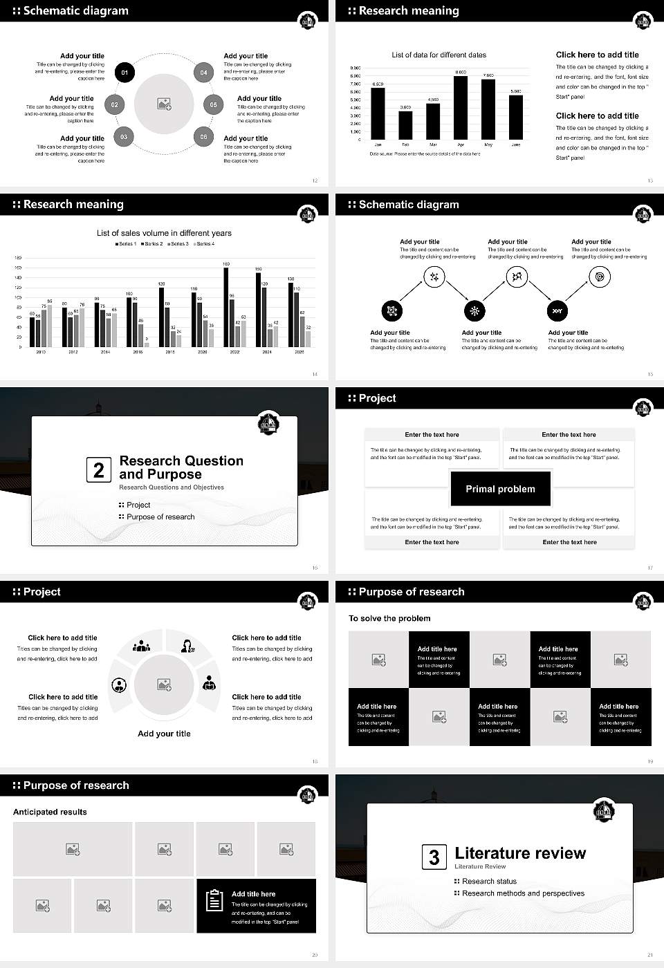 Texas A&M University-San Antonio Graduation Thesis Defense PPT Template16:9 ratio PPT effect preview image3