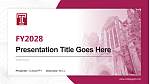 Temple University Academic Presentation/Research Findings Report PPT Template
