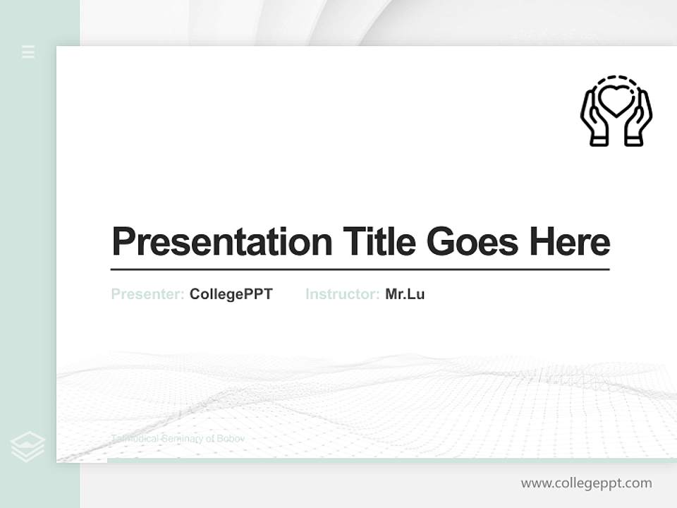 Talmudical Seminary of Bobov Thesis Proposal/Graduation Defense PPT Template4:3 ratio PPT effect preview image5