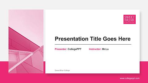 Sweet Briar College General Purpose PPT Template