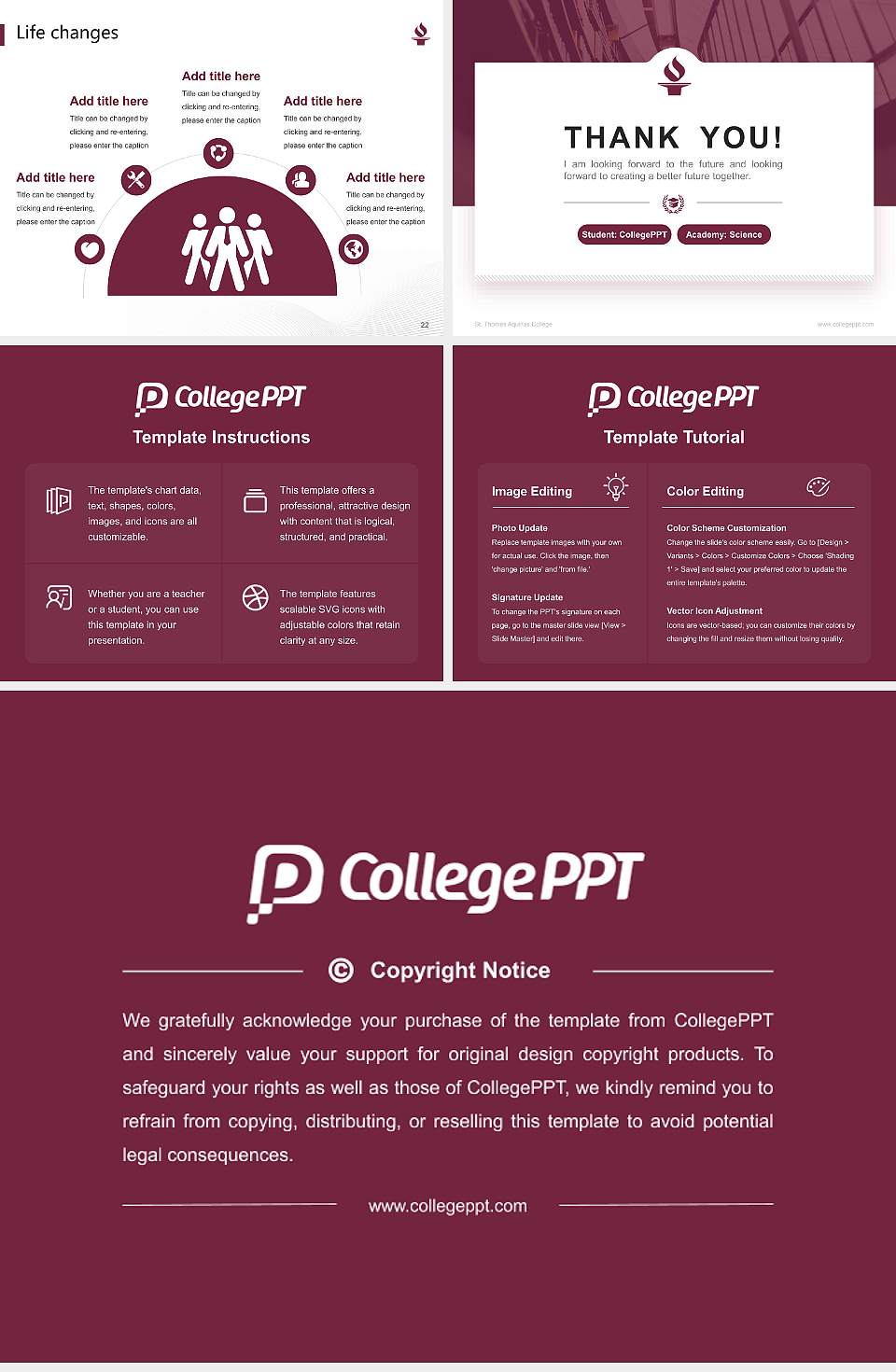 St. Thomas Aquinas College National Scholarship Defense PPT Template4:3 ratio PPT effect preview image4