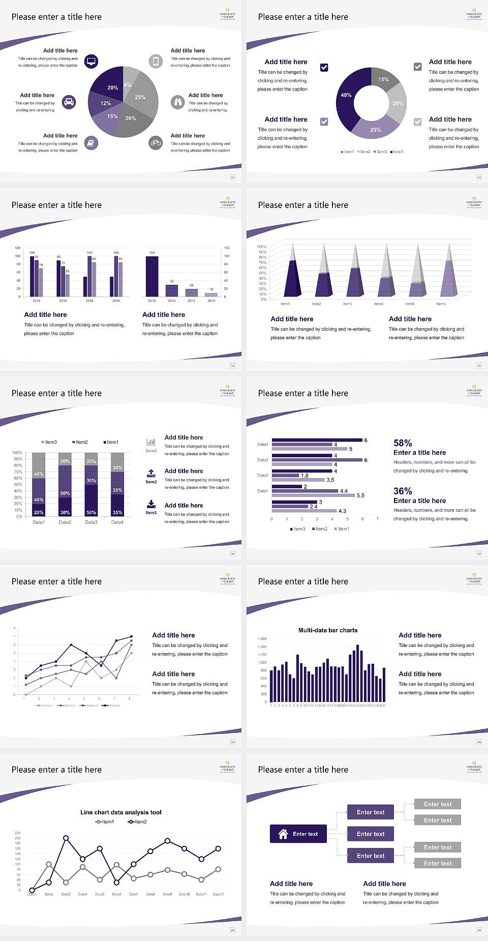 Suny at Albany Course/Courseware Creation PPT Template4:3 ratio PPT effect preview image3