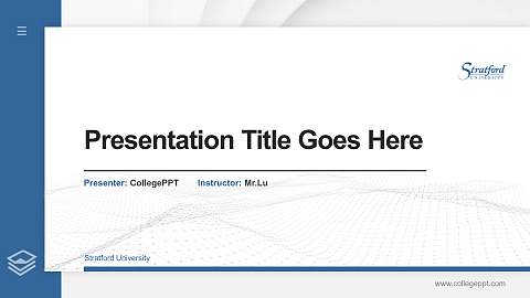 Stratford University Thesis Proposal/Graduation Defense PPT Template