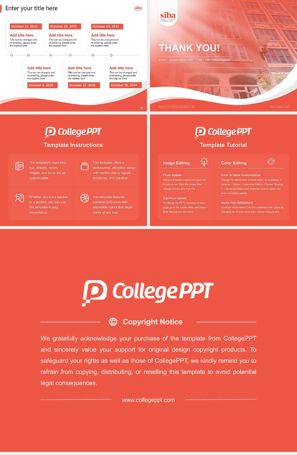 Stevens-The Institute of Business & Arts Lecture Sharing and Networking Event PPT Template4:3 ratio PPT effect preview image4
