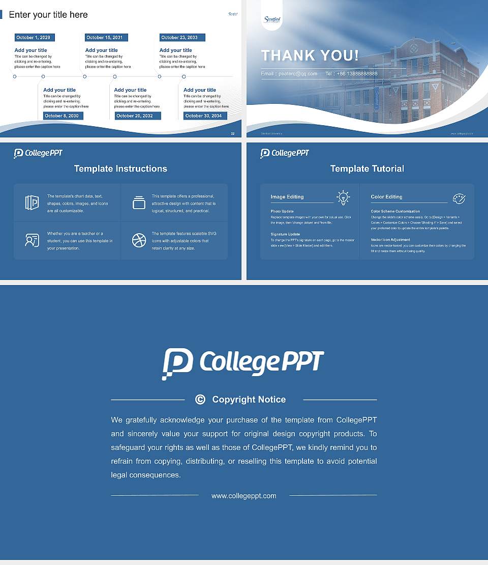 Stratford University Lecture Sharing and Networking Event PPT Template16:9 ratio PPT effect preview image4