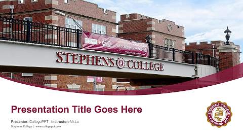 Stephens College Course/Courseware Creation PPT Template