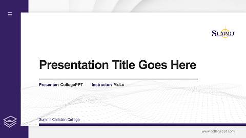 Summit Christian College Thesis Proposal/Graduation Defense PPT Template