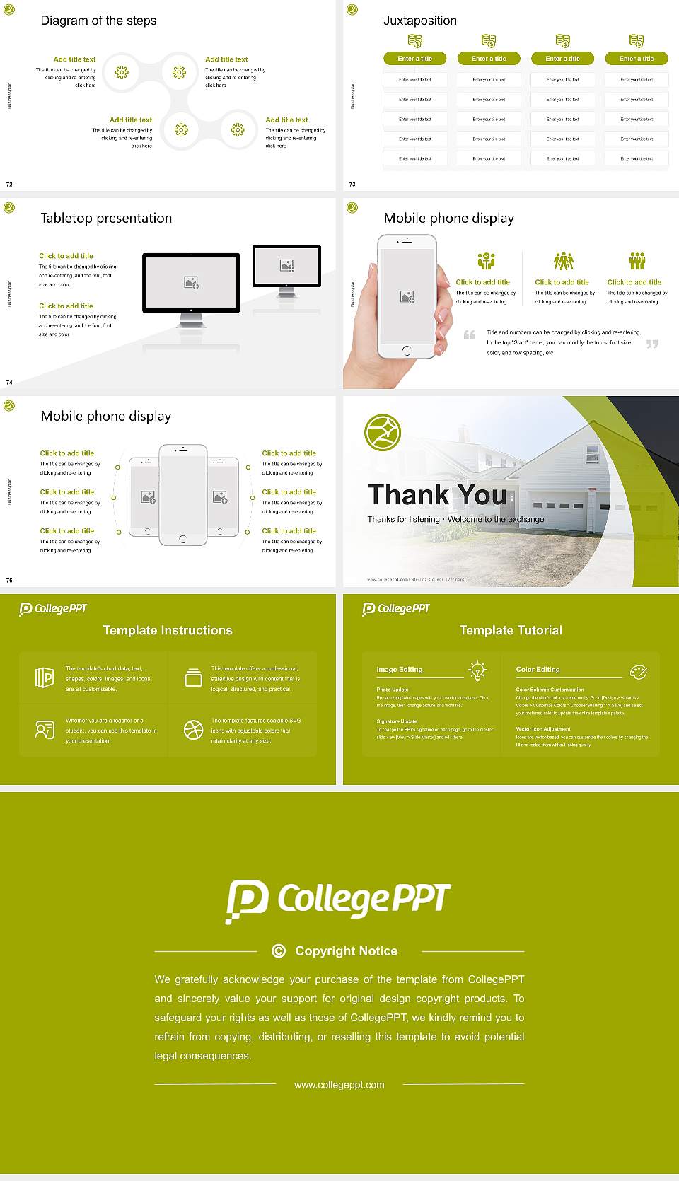 Sterling College (Vermont) Competition/Entrepreneurship Contest PPT Template16:9 ratio PPT effect preview image9