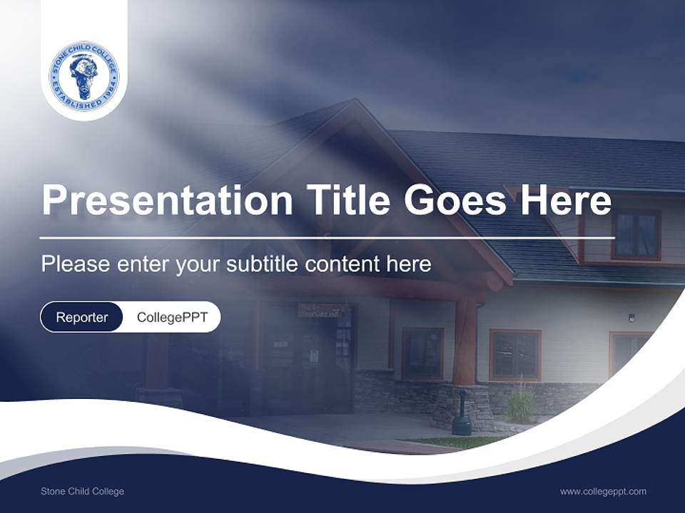 Stone Child College Lecture Sharing and Networking Event PPT Template4:3 ratio PPT effect preview image4