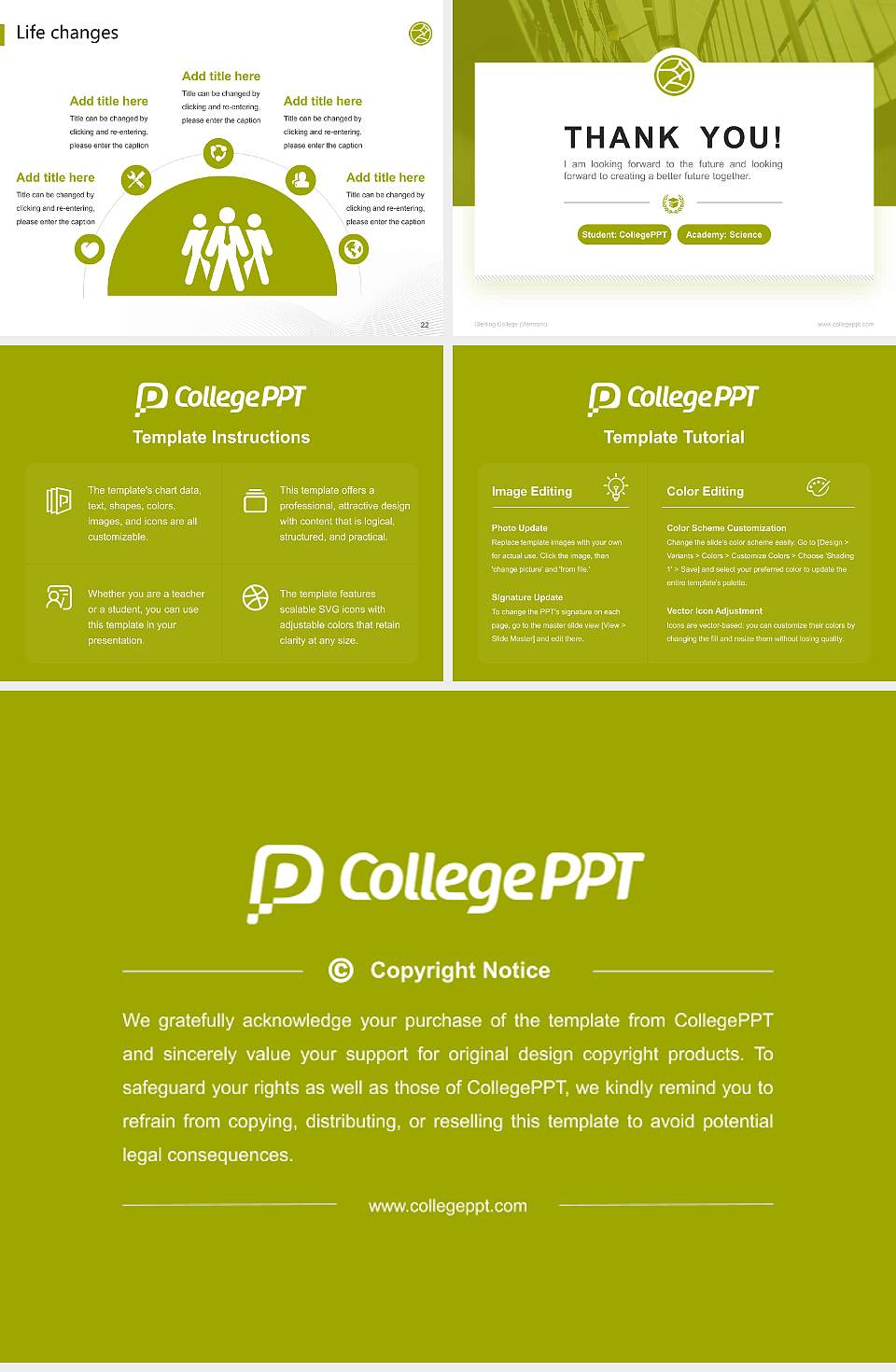 Sterling College (Vermont) National Scholarship Defense PPT Template4:3 ratio PPT effect preview image4