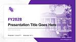 Stephen F Austin State University Academic Presentation/Research Findings Report PPT Template