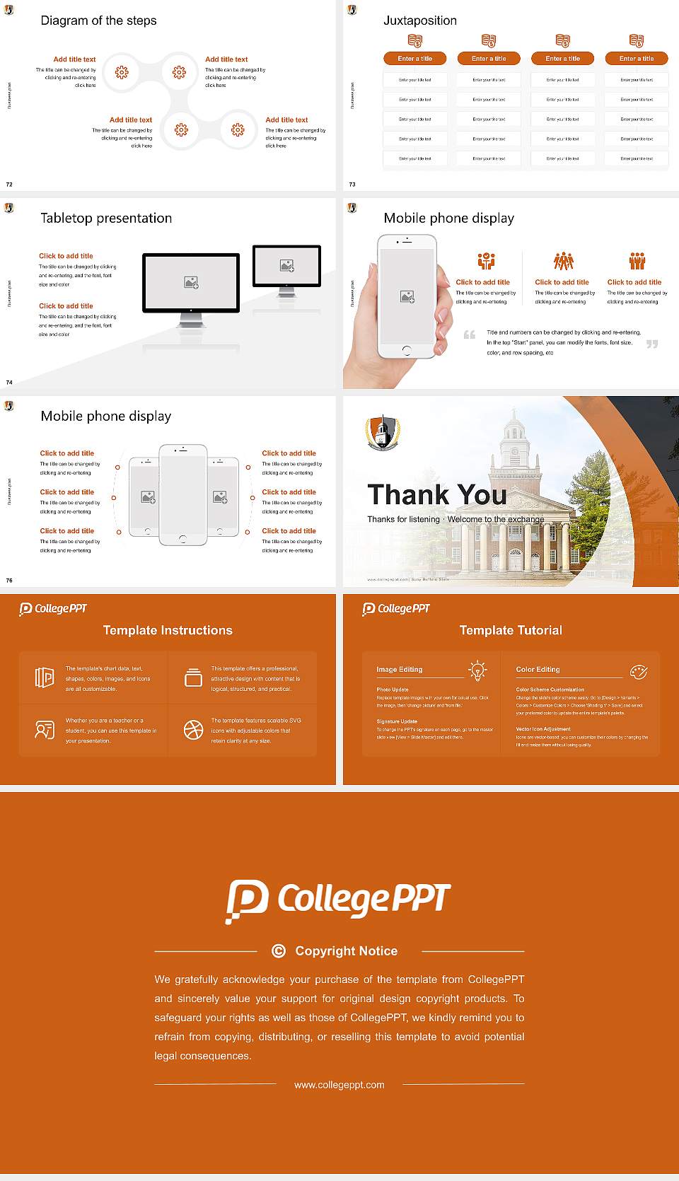 Suny Buffalo State Competition/Entrepreneurship Contest PPT Template16:9 ratio PPT effect preview image9