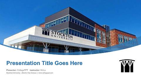 Stockton University – Atlantic City Campus Course/Courseware Creation PPT Template