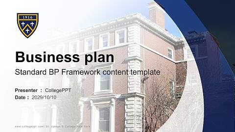 St. Joseph’S College-New York Competition/Entrepreneurship Contest PPT Template