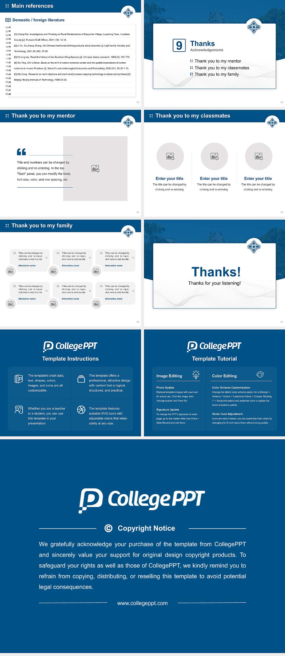St. Mary’S University Graduation Thesis Defense PPT Template4:3 ratio PPT effect preview image7