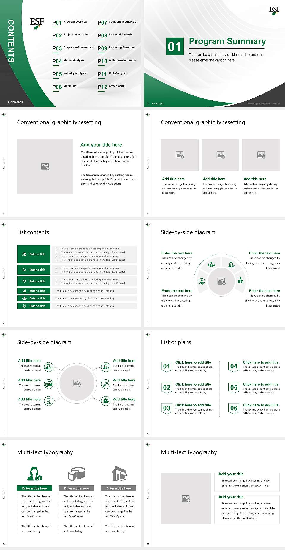 State University of New York College of Environmental Science and Forestry Competition/Entrepreneurship Contest PPT Template4:3 ratio PPT effect preview image2
