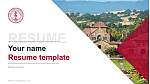 Stanford University Resume PPT Template