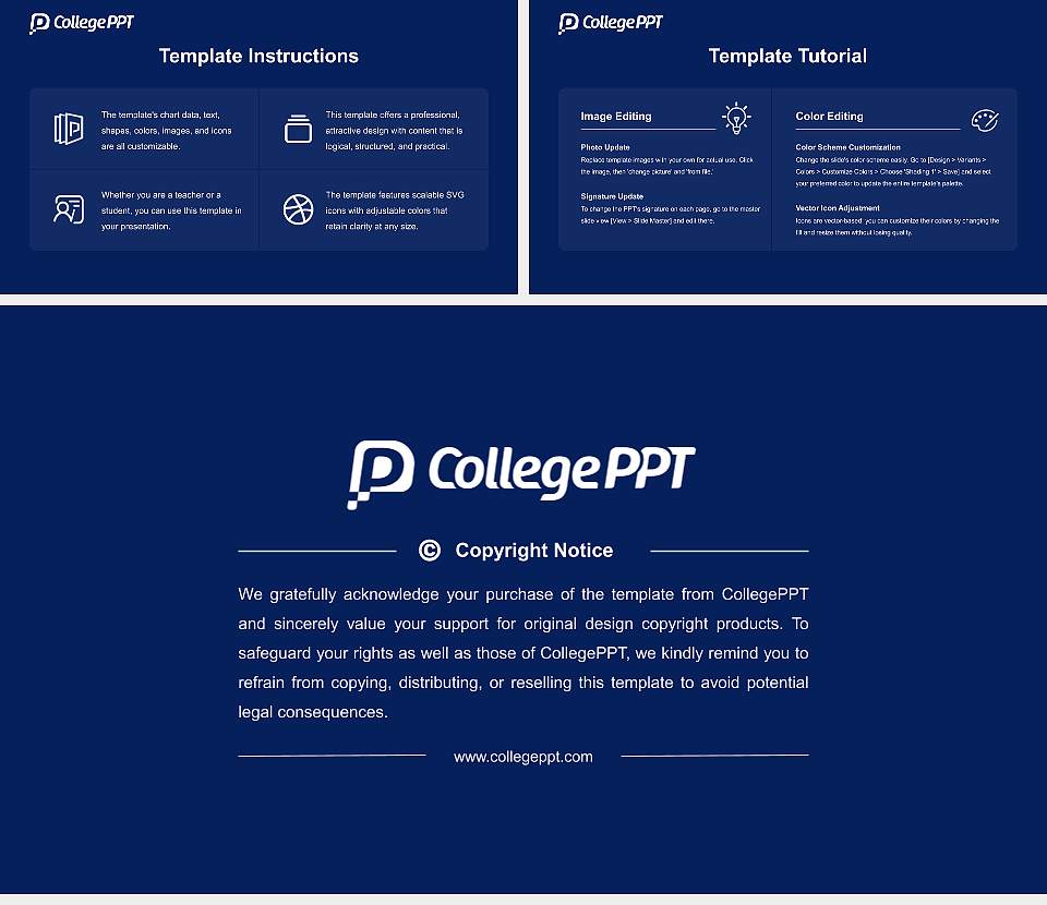 Stillman College Academic Presentation/Research Findings Report PPT Template16:9 ratio PPT effect preview image5